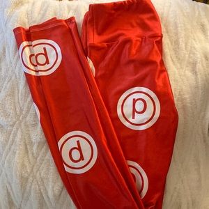 Like new Goldsheep x Pure Barre leggings size large